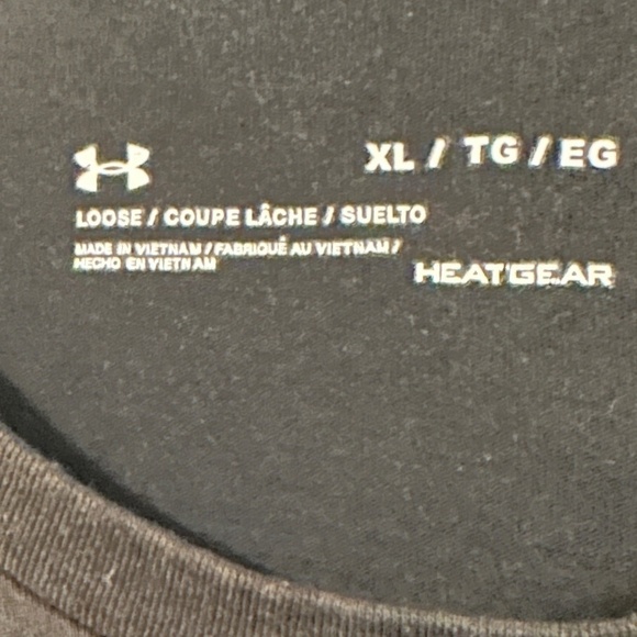 Under Armour Athletic Workout Black Long Sleeve Tee XL - Picture 6 of 7
